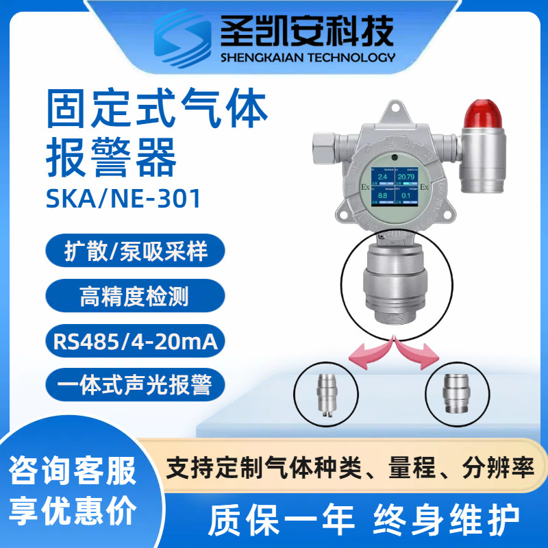 泵吸式臭氧氮气氮氧化物丁二烯丁酸二硫化碳气体检测报警仪