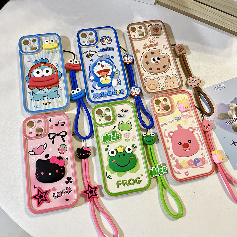 Cartoon Doll OPPOReno11 Phone Shell Reno8/7 Foreign Trade A58/A72 Trend True I C21 Female