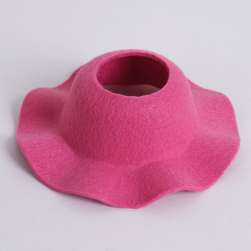 Labu nuevo sombrero de feltero abierto sombrero de cúpula sombrero accesorios de moda sombrero mini sombrero muñeca