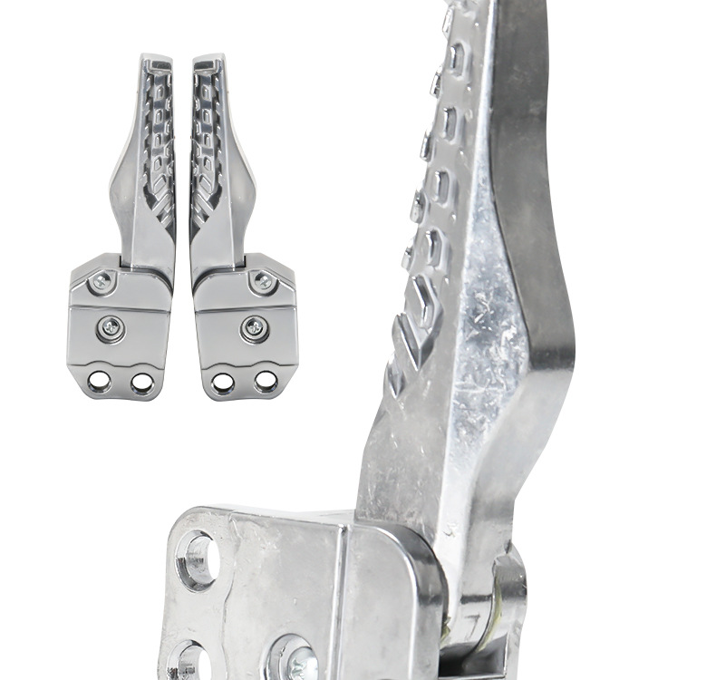 Aluminum Alloy Pedals for Electric Vehicles, Suitable for Feiying, Kuchi, Xigege, Yage, Thickened Folding Pedals, Universal Footboards