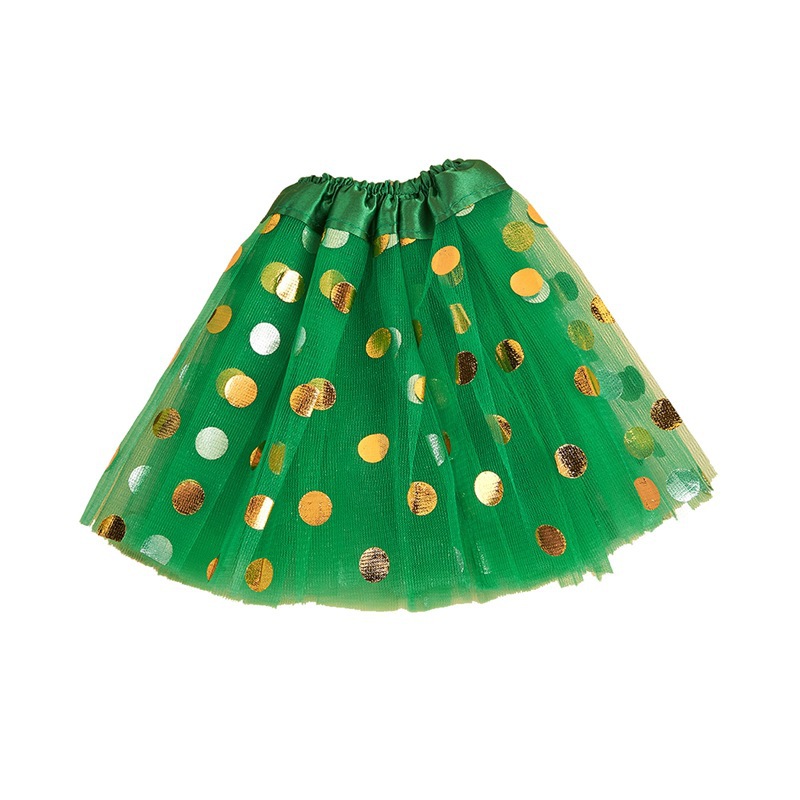 绿色节日裙子