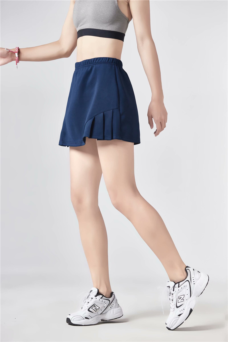 Quick-drying fitness table tennis sports skirt women's two-piece skirt badminton skirt tennis skirt marathon running skirt
