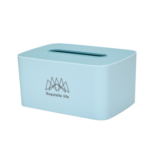 Simple living room desktop paper roll box organizer, household advertising LOGO gift tissue box wholesale