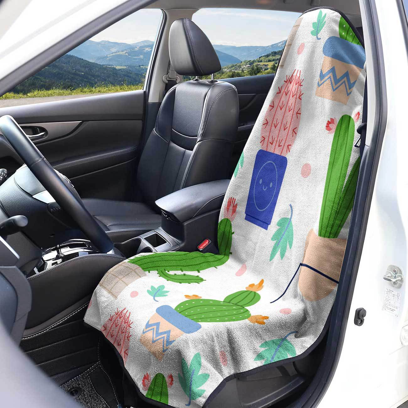 Car seat towel cover front seat protector suitable for gym and exercise, universal for all seasons, car use 96