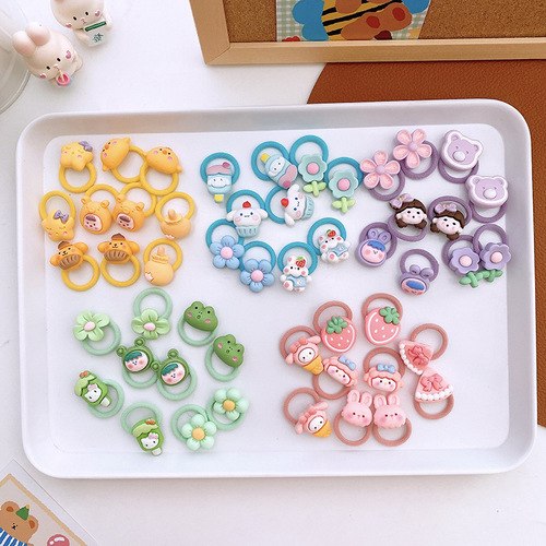 Pet Hairband 1.5cm Non-Hair-Damaging Rope Cat Hair Tie Dog Hair Accessory Teddy Yorkshire Terrier Maltese Accessory