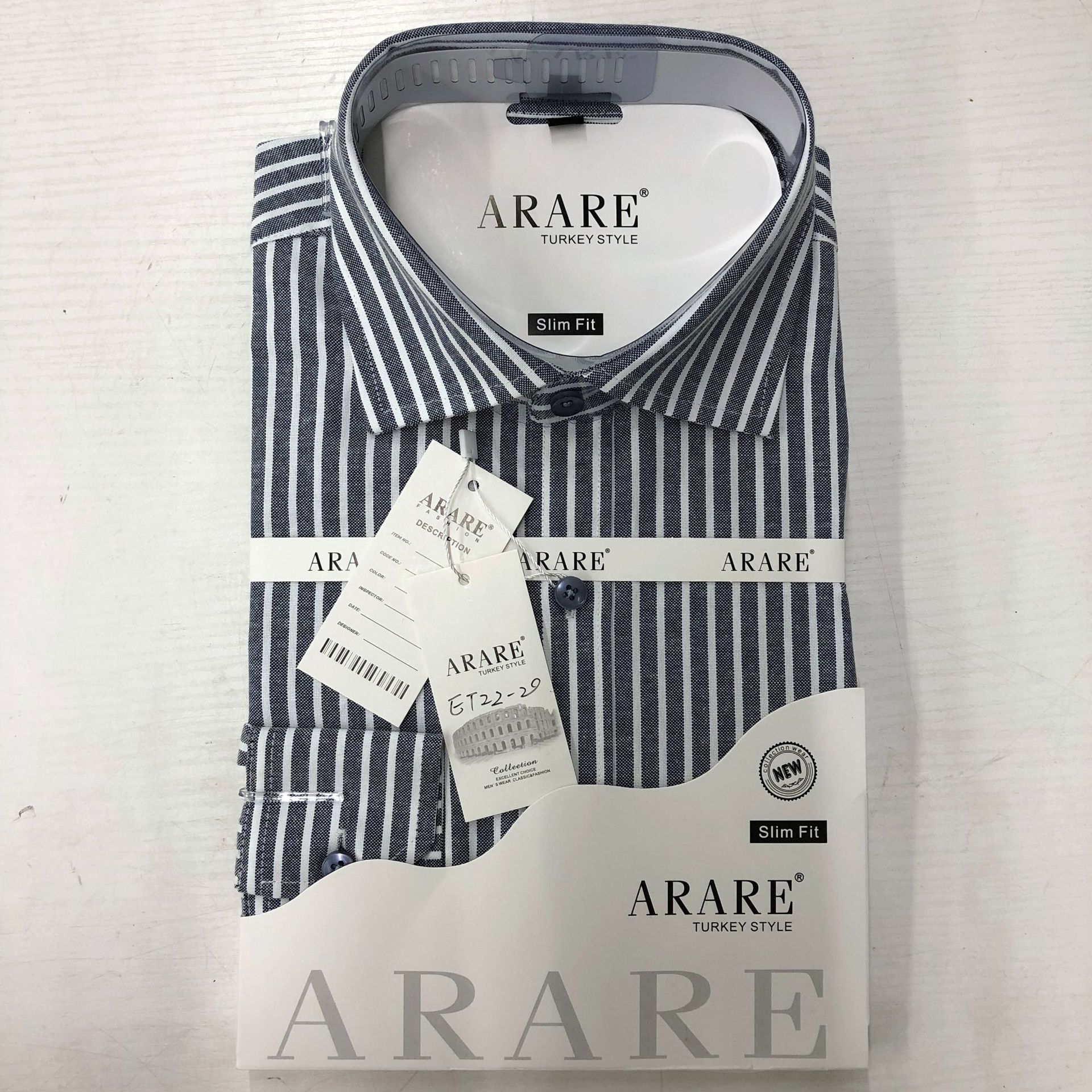 Men's Clothing Striped Long Sleeve Cotton Shirt Business Casual Summer Basic Elegant Style Fit Single Breasted_viptrois.com
