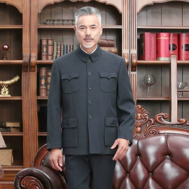 中山装唐装;中山装;男式棉服