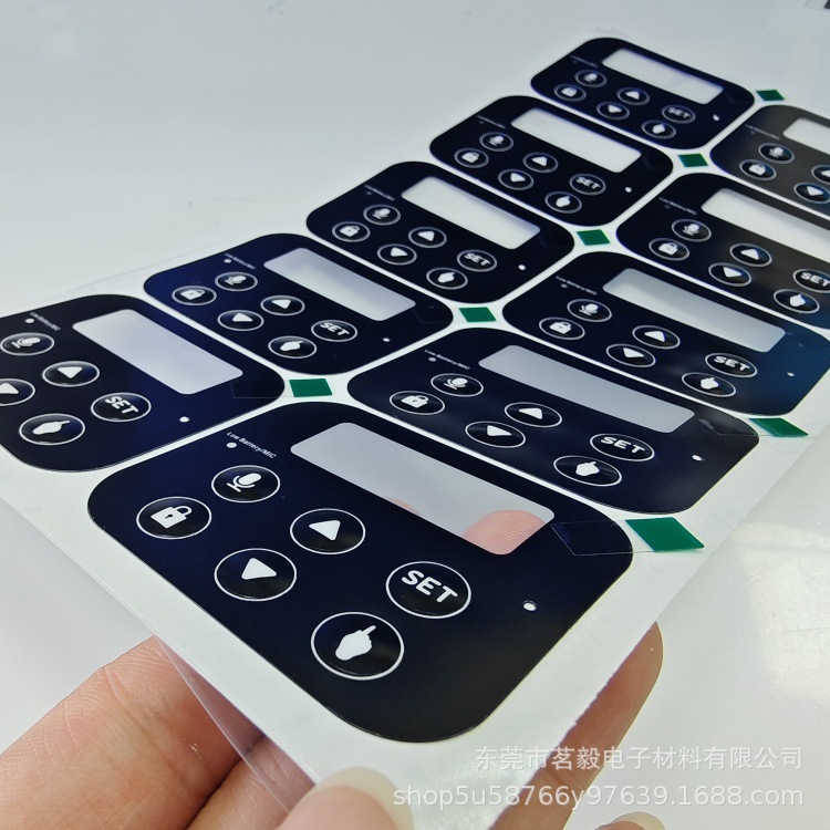 PVC宠物笼液晶数显控制贴纸 LED凸包按键触控面贴 优选材质凭证好