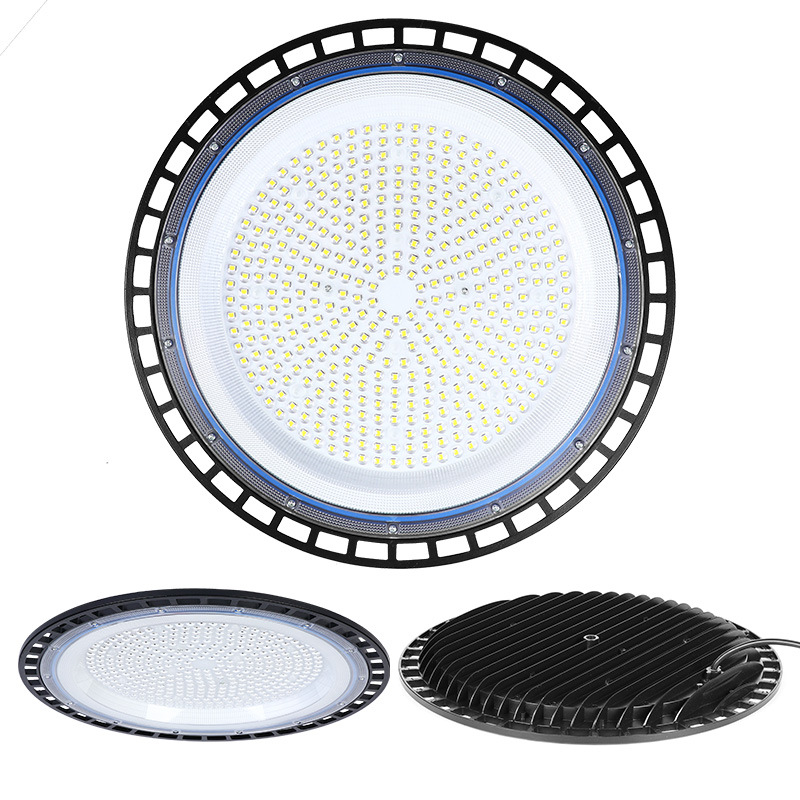 Comercio exterior transfronterizo UFO lámpara de minería LED 100W pie de aluminio de alto nivel taller de almacenamiento iluminación lámpara de minería image 5
