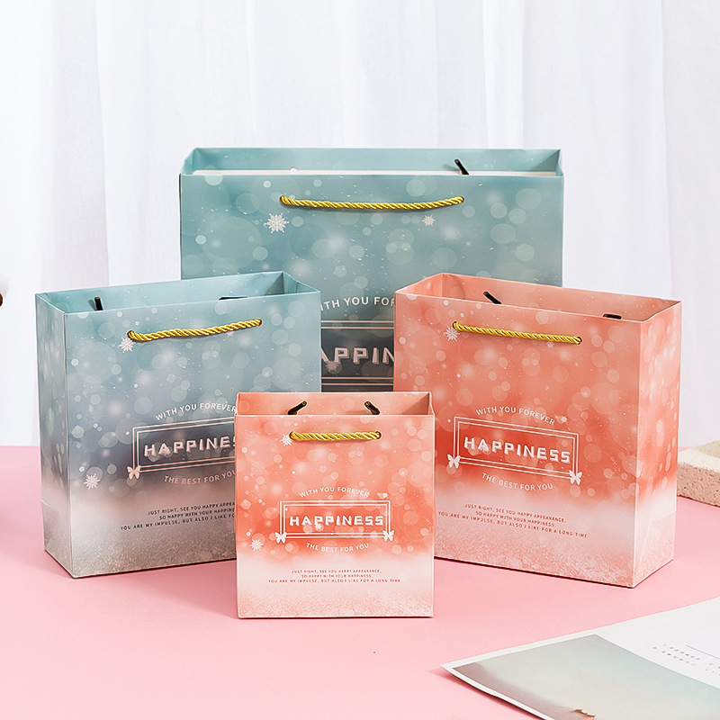 Green Gift Paper Bag, Return Gift Bag, Souvenir Gift Bag, Small Clear Gift Bag, Packaging Bag, Facial Mask, Wedding Scarf, Pink Bag