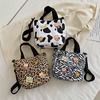 One shoulder Inclined shoulder bag Bag new pattern Handbag solar system Retro Simplicity Dairy cow Inclined shoulder bag ins tide