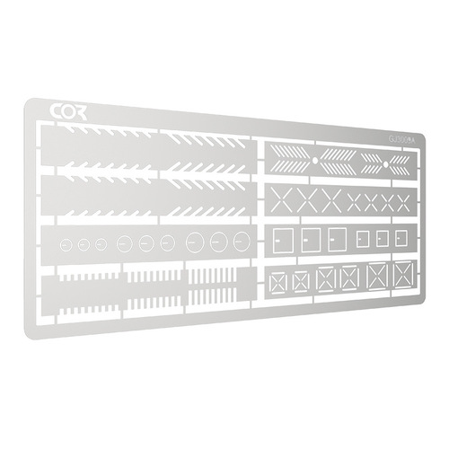 Ke Zuo Gundam mecha model special DIY detail production tool parts modification marking auxiliary ruler marking plate