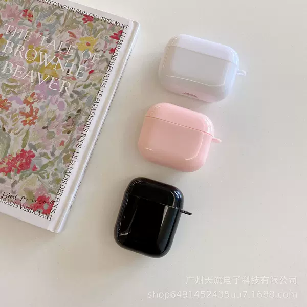 Apple Earphone Case New Airpods4 Glossy Candy Color Bluetooth Earphone Protective Cover Apple Pro3 Earphone Case