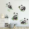 KSY142 Four pandas playing