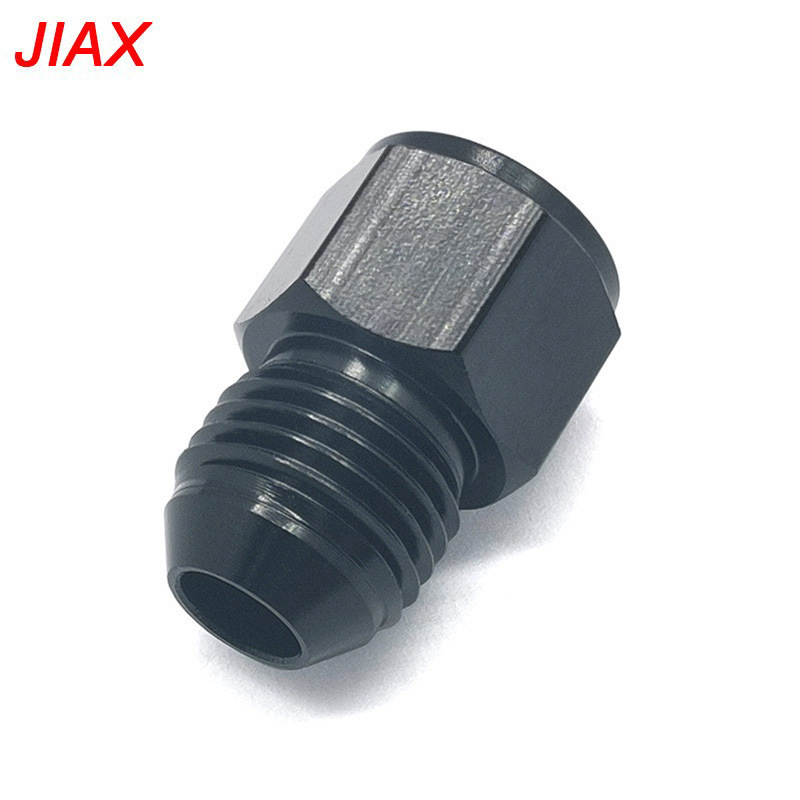 Car Modification Oil Cooler Oil Tank Oil Pump Connector Aluminum An4-An6 Hexagonal Straight Reducer Reducer Accessories