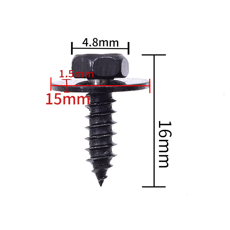 Oem Customized Car Universal Bumper Fender Special Flat Pad Self-Tapping Screw Non-Standard Special-Shaped Fixing System
