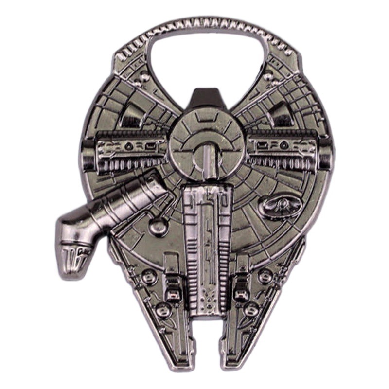 Transfronterizo periférico Star Wars Guerrero Negro Blanco Guerrero BB8 nave espacial llavero abrebotellas colgante