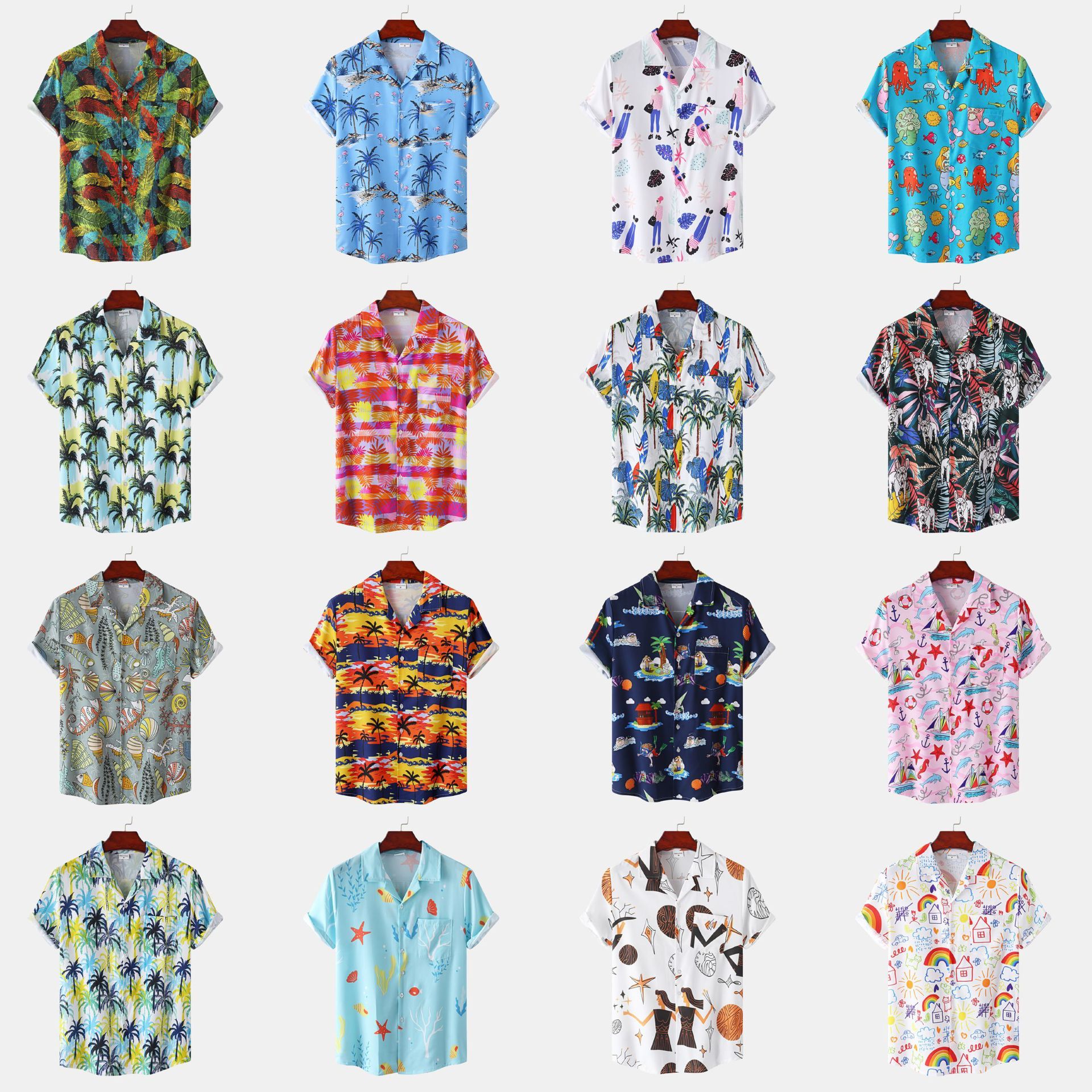 Cuban collar shirt 2