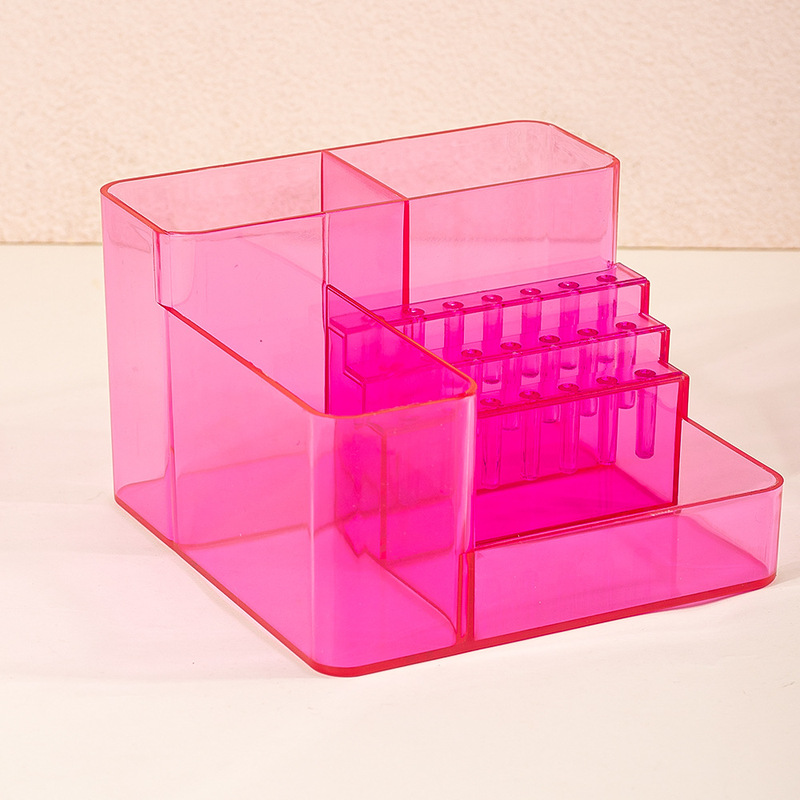 ネイルアートプラスチック収納ボックスネイルサンドストリップ収納ボックスマルチカラーネイルアートペンボックスジュエリーボックスドリルボックスネイルアートツールボックス|undefined