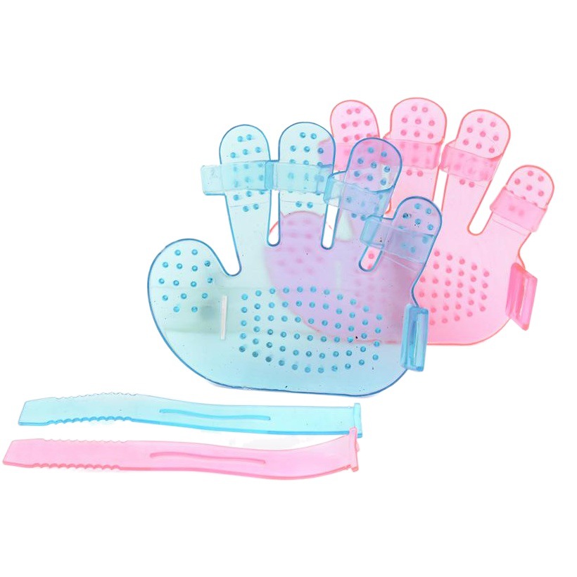 Cepillo de baño de cinco dedos cepillo de masaje cepillo de baño para mascotas suministros de limpieza de belleza cepillo de champú de cinco dedos peine para mascotas