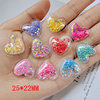 Small children's hair accessory heart-shaped