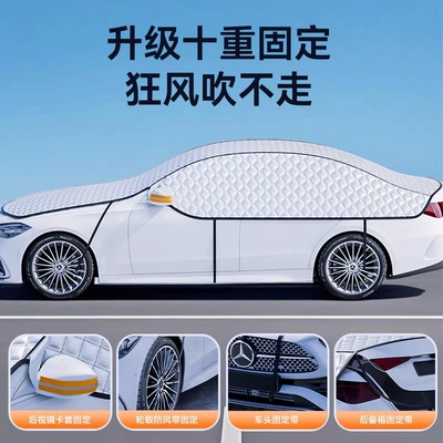 Shield Half Cover, Cotton Thickeneded: Car clothing