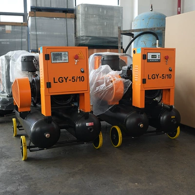 Hava kompressorları double-tank screw machine with rock