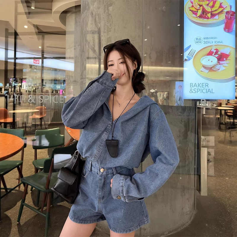 2026 Super Trendy High-End Stylish Chanel-Inspired Korean Style Ootd Early Spring Outfit Denim Set for Women 2026 Super Trendy High-End Stylish Chanel-Inspired Korean Style Ootd Early Spring Outfit Denim Set for Women
