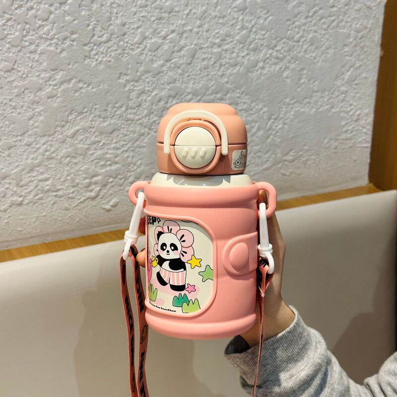 新款儿童水杯上学专用保温杯316食品级一杯三饮宝宝儿童保温杯子|undefined