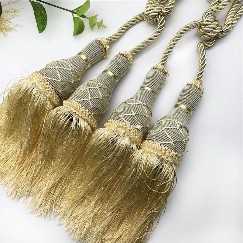 Flower Ball tennis curtain small tie ball tie rope tie buckle decorative color tassel curtain decorative tie ball hanging accessories