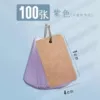 Фиолетовый (кожаная обложка, 7×4, 100 шт.)