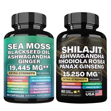 海苔黑籽油海藻胶囊Sea Moss Capsule SHILAJIT Capsules贴 牌
