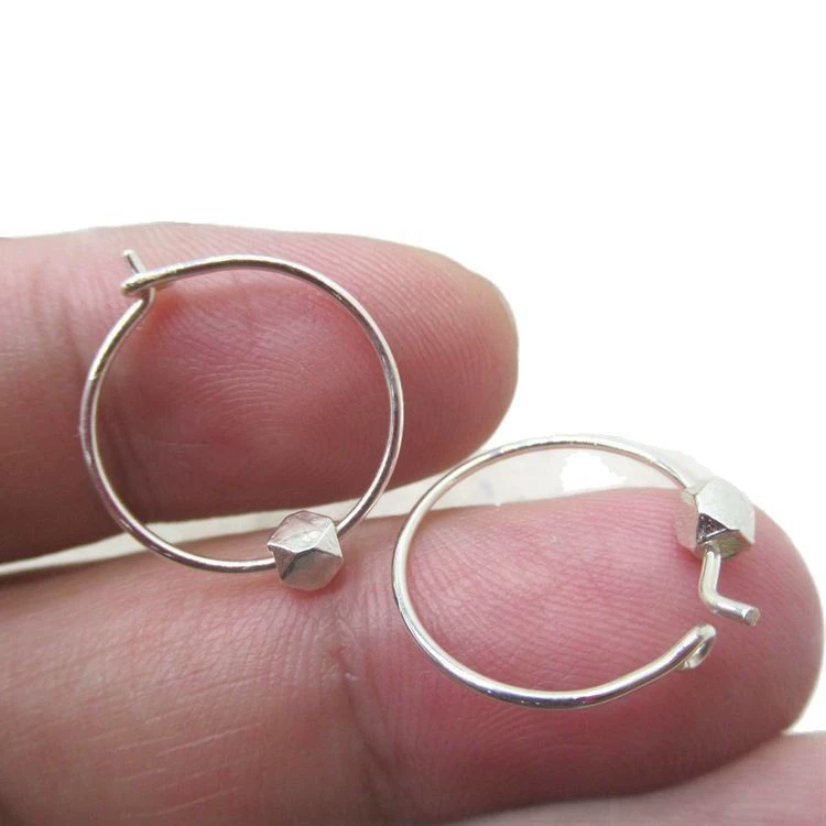 Бусины, серьги, материал handmade, аксессуары, браслет из бус, S925, образец серебра 925