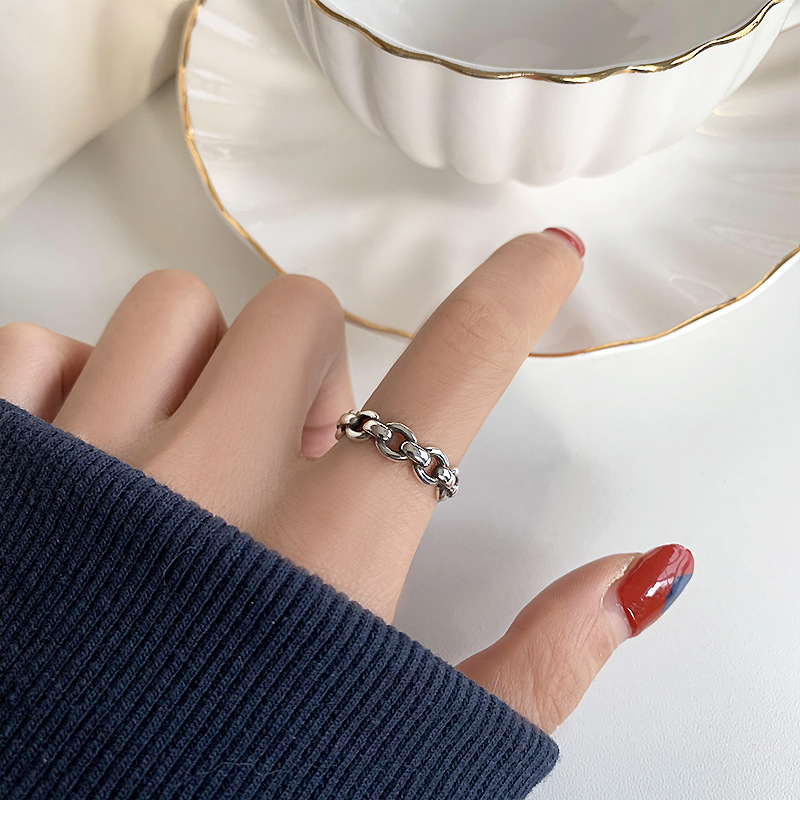 Simple Style Solid Color Copper Plating Open Ring 1 Piece