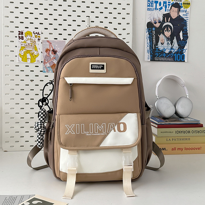 Mochila escolar de gran capacidad para estudiantes de secundaria