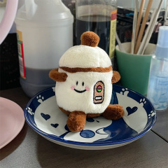 卡通可爱电饭煲毛绒挂件趣味仿真儿童玩具游乐城抓机娃娃礼品批发