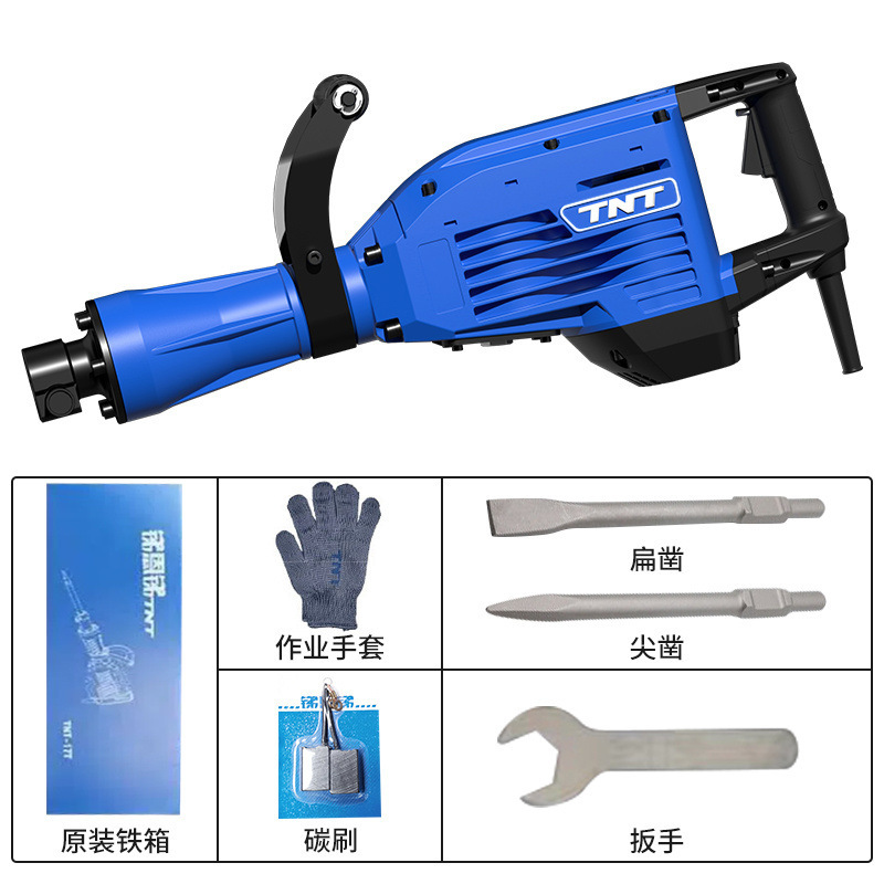 Antimonio En Antimonio TNT13T15T16T Pico eléctrico Martillo eléctrico Alta potencia Ingeniería de carreteras de hormigón de grado industrial pesado Demolición de muros