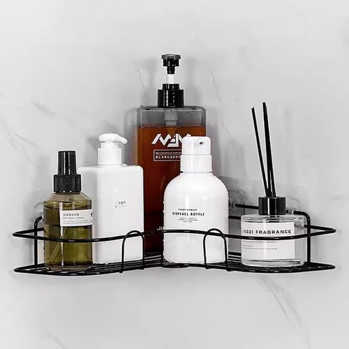 No-punch corner storage rack bathroom tripod wash rack dormitory storage artifact toilet bathroom wall rack