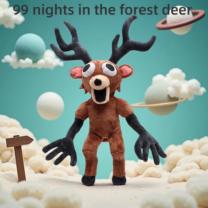 跨境新品99 nights in the forest deer plush毛绒玩具儿童礼物|undefined