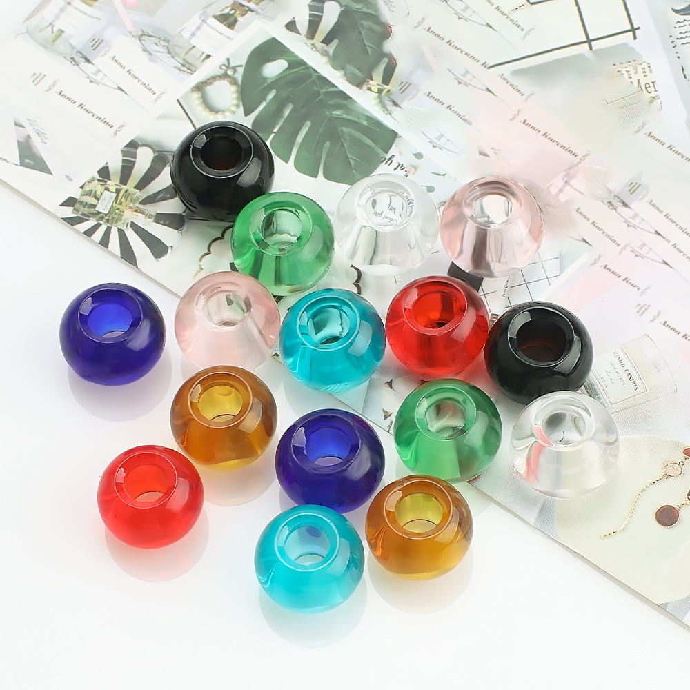 20 PCS/Package 10 * 14mm Hole 6~9.9mm Glass Round Beads display picture 7