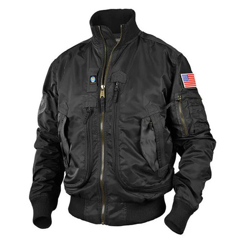 【726】Southeast Asian Military Enthusiast Jacket Air Force Pilot Single Jacket Men's Baseball Suit Tactical Stand Collar Outerwear Men