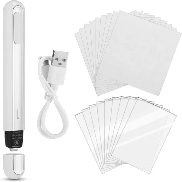 47-Piece Card Flattening Set, Hot Pen Card Care Tool Accessory Set