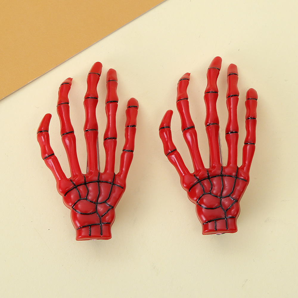 1 Piece Quantity Halloween Funny Cool Style Women's Hand Plastic Hair Clip