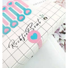 New egg yolk pastry stickers long seal hand made packaging box self-adhesive label sticker decoration