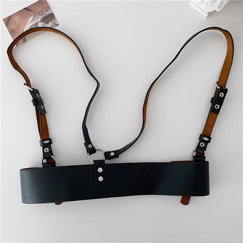 New European and American cross-border dark style personalized belt female handsome versatile waistband with suit shirt waist seal 