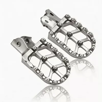 Front and Rear Footrests, Universal – Motosiklet ləvazimatları və aksesuarları - silver