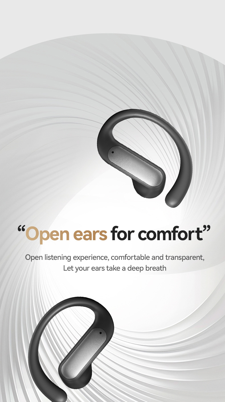 Wireless Sports Ear-hook Headphones With Long Battery Life_voghion.com