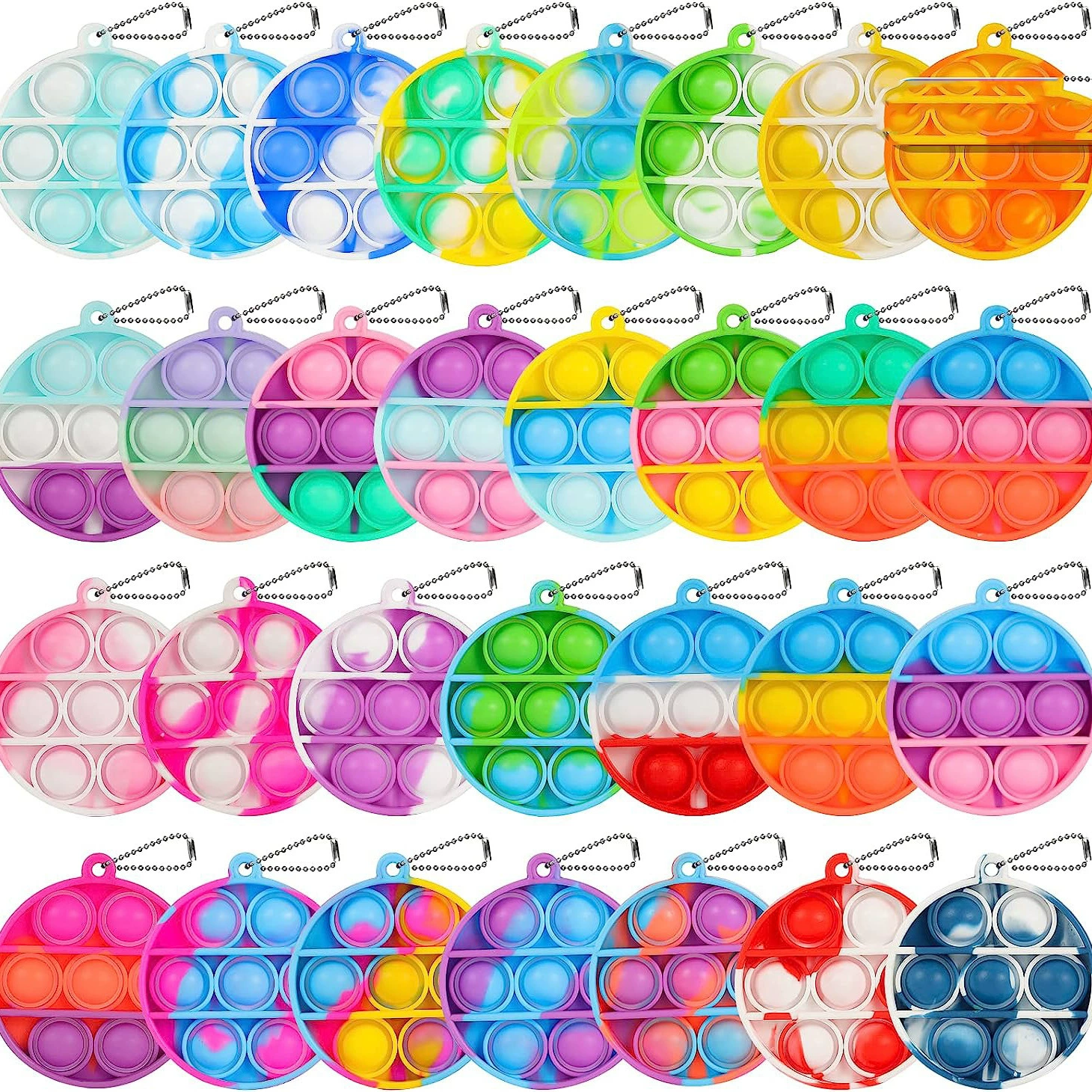 Брелок Pioneer Pioneer Mini Квадратный круглый брелок Любовь подвеска Набор для вечеринок Декомпрессионная игрушка