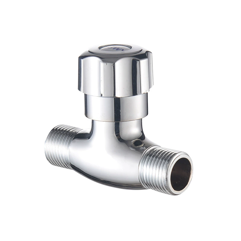Straight Water Valve 4‑Point, Copper Body, Threaded Inlet/Outlet, Inner or Outer Thread
