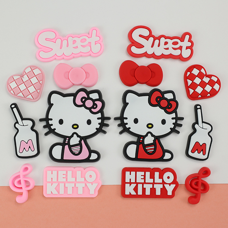 Kk Cat Sitting Bow Tie Cat Bow DIY Resin Decoration Accessories for Clogs, Slippers, Phone, and Water Bottle Stickers Kk Cat Sitting Bow Tie Cat Bow DIY Resin Decoration Accessories for Clogs, Slippers, Phone, and Water Bottle Stickers